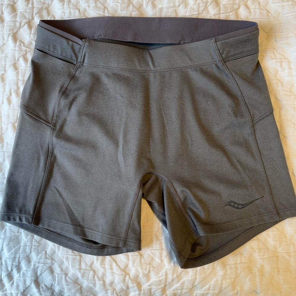 Saucony Women's Gray Running Shorts